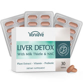 Yonrave Milk Thistle Supplement 1500mg tablet front view