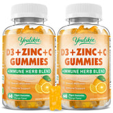 Youlikee Vitamin C & D3 Gummies bottle front view