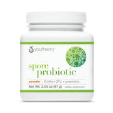 Youtheory Spore Probiotic 6 Billion CFU 60 Capsules front view