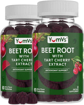 YUM-V'S Beet Root Gummies 60 count front view