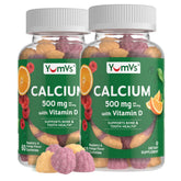 YUM-V'S Calcium with Vitamin D3 Gummies front view