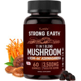 YUM-V'S Mushroom Gummies front view with 60 gummies