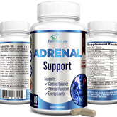YUMMYVITE Adrenal Support Supplement front view with packaging