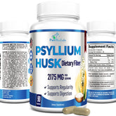 YUMMYVITE Extra Strength Psyllium Husk Capsules front view