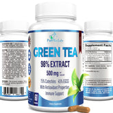 YUMMYVITE Green Tea Extract Capsules front view