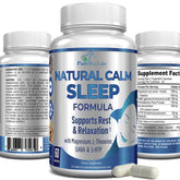 YUMMYVITE Natural Calm Sleep Formula 68g front view