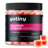 Yutiny Calcium Citrate Gummies front view with packaging