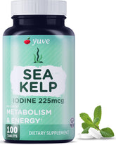 Yuve Iodine Supplement 225mg 100 Tablets front view