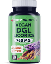 Yuve Licorice Root Supplement 760mg capsule front view