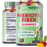 Yuve Prebiotic Fiber Gummies 60-count bottle front view