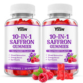 YXSW Saffron Gummies front view with packaging