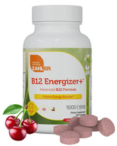Zahler B12 Energizer+ 5000 Mcg Cherry Lozenges front view