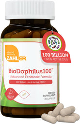 Zahler Biodophilus100 Probiotic bottle front view