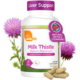 Zahler Milk Thistle Herbal Supplement 250mg 60 Capsules front view