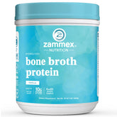 Zammex Collagen Bone Broth Protein Powder front view packaging
