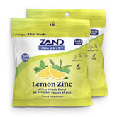 ZAND Lemon Zinc Lozenges 30 count front packaging view
