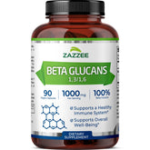 Zazzee Extra Strength Beta Glucans Capsules bottle front view