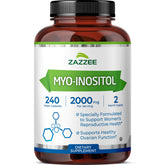 Zazzee Myo-Inositol Capsules 240 count front view