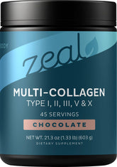 Zeal Naturals Multi Collagen Protein Powder 604g front view