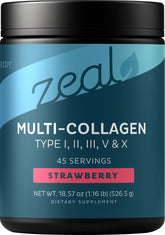 Zeal Naturals Multi Collagen Protein Powder 630g front view