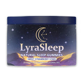 Zefdvc LyraSleep Natural Sleep Gummies front view with packaging