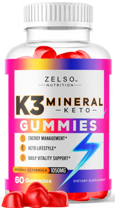 ZELSO K3 Mineral Keto Gummies Advanced Formula front view