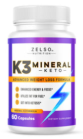 ZELSO K3 Mineral Pills front view with packaging