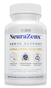 Zen Nutrients Neurazenx Alpha Lipoic Acid supplement front view
