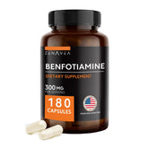 Zenavea Benfotiamine 300mg supplement bottle front view