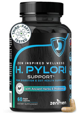 Zenmen H.Pylori Support Probiotic Capsules front view