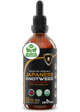 Zenmen Japanese Knotweed Tincture front view with dropper