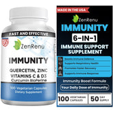 Zenrenu daily wellness System Support Supplement bottle front view