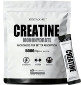 ZentaCore Creatine Monohydrate stick packs front view