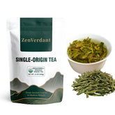ZenVerdant Longjing Green Tea 340g bag front view