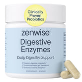 Zenwise Health Bromelain daily Enzymes 60 Capsules front view