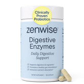 Zenwise Health Bromelain Enzyme Supplement 90 capsules front view