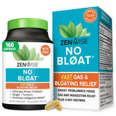 Zenwise Health No Lactase Supplement 160 Capsules front view
