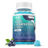 Zetelixia Acetyl L-Carnitine Gummies bottle front view with blueberry flavour