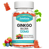 Zetelixia Ginkgo Biloba Gummies 60 Count front view