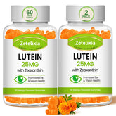 Zetelixia Lutein Gummies front view with mango flavour