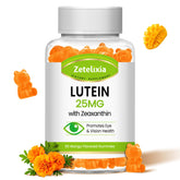 Zetelixia Lutein Gummies front view with packaging