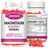 Zetelixia Magnesium Glycinate Gummies bottle front view