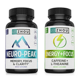 ZHOU Brain and Energy Bundle front view with Neuro-Peak and Energy + Focus