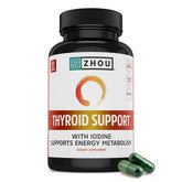 ZHOU Thyroid Support Supplement 60 capsules front view
