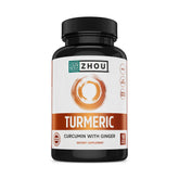ZHOU Turmeric Curcumin Supplement bottle front view