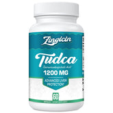Zingicin TUDCA 1200mg liver support supplement bottle front view