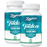 Zingicin TUDCA 1200mg liver support supplement bottle front view