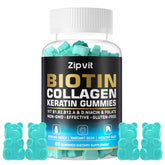 Zipvit Biotin Collagen Gummies front view packaging