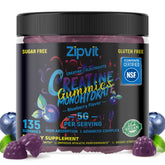 zipvit Creatine Monohydrate Gummies bottle front view