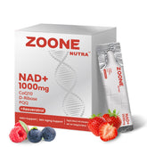 Zoone Nutra Resveratrol 1000mg NAD+ Supplement box front view